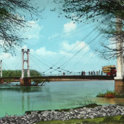 Deir Ez Zor Bridge. Postcard 1960s
